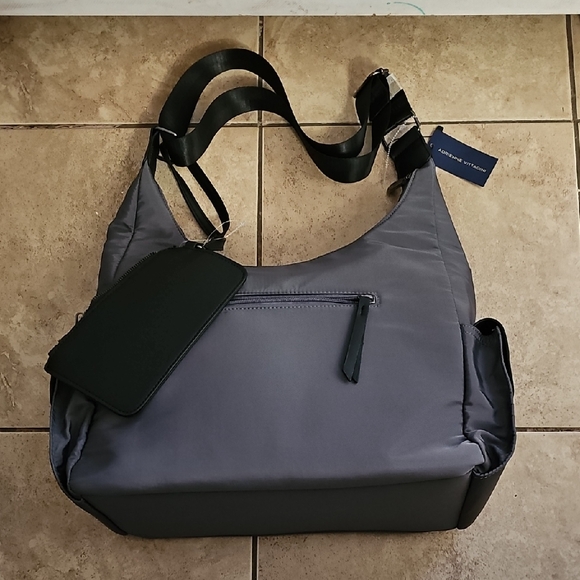 LAST CHANCE!!!!! - WAS $165 Adrienne Vittadini Gray Hobo Bag